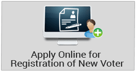 Apply online for registration of new voter